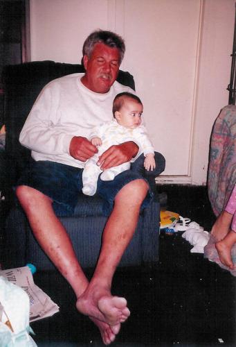 Grandpa and grandson Koa